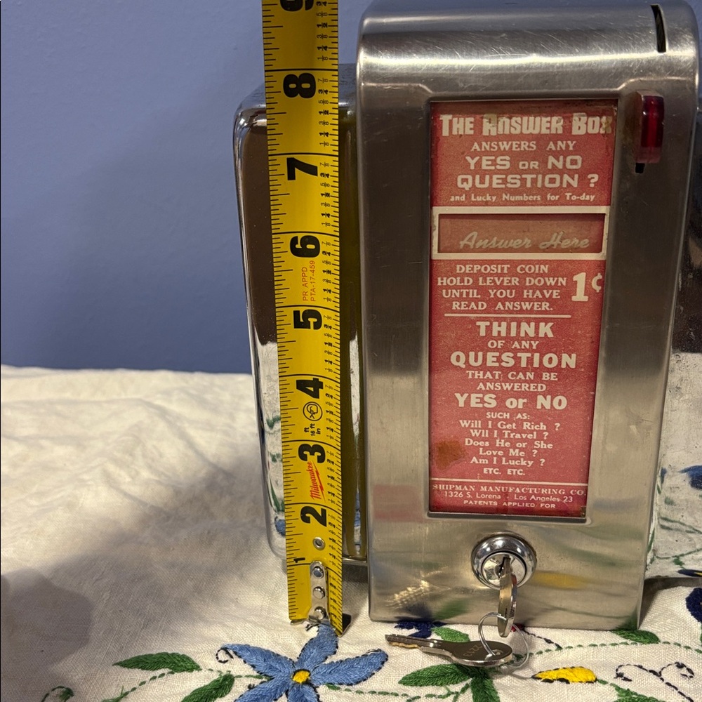 Vintage Retro “The Answer Box” Napkin Holder - Picture 11 of 14